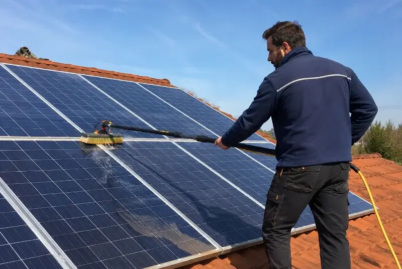 Nettoyage et entretien de panneaux solaires à Wintershouse